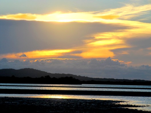 Pôr-do-sol em Baiacu